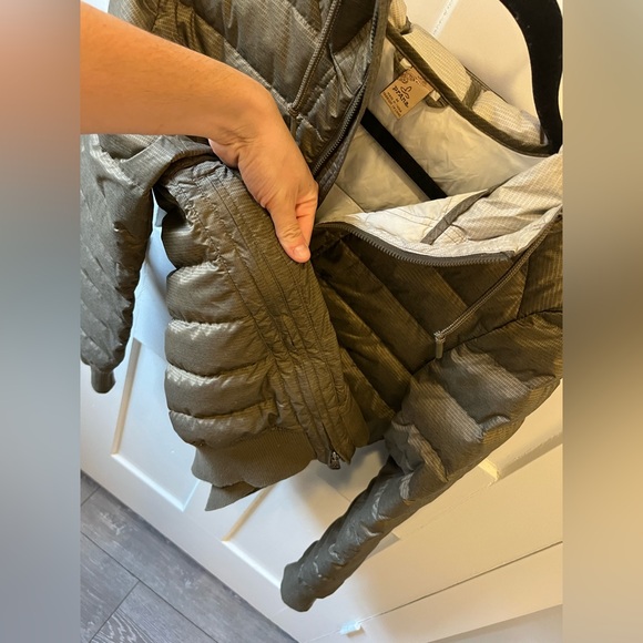 Prana Pyx Down Filled Pullover Hoodie Puffer Jacket Size Medium - Picture 6 of 10